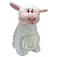 Cute Animal White Lamb Polar Fleece Blanket 70 X 90cm