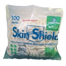Finger Protector Cots Medium Premium Anti-static Powder Fee Latex Textured 100/Pkt