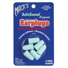 Macks Original Safe Sound Soft Ear Plugs 3 Pairs/pkt (Mack's)