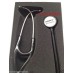 Premium Cardiology Stethoscope Dual Head Abn Stainless Steel Black X1