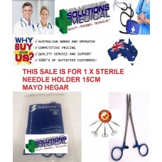 Mayo Hegar Needle Holder Sterile Single Use Medical Instrument Sayco Quality