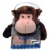 Cute Plush Cuddly Heat Silicon Gel Pack Insert Monkey (X1)