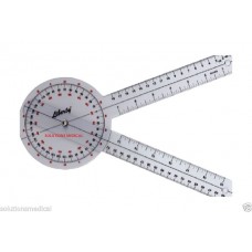Goniometer Plastic 360? 10" 25cm Calibrated Range Movement Measure