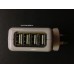 Korjo Usb 4 Port Power Adaptor For World Travel 2.1amp Output