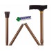 Walking Stick Adjustable Folding 78cm- 88cm Cane Bronze Design