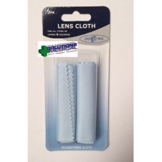 Eye Glasses Cleaner Microfiber Cloth Crystal Clear All Lenses & Coatings 2/pkt