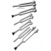 Armo Superior Quality Tuning Fork C256 Brushed Aluminium With Weights