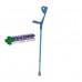 Crutches Silver Adjustable To 10 Positions Light Weight Aluminium