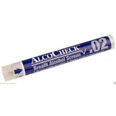 Alcocheck Personal Breath Scan Alcohol Check (0.02) X1 Tube