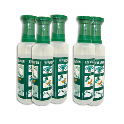 Braun Eye Wash Bottles 100ml (X5) Saline Eyewash Wash Station bottle Sale Item Expiry Date 11/24