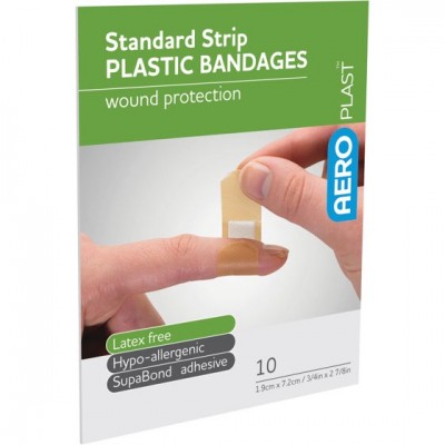 Bandaids 72mm X 19mm Large Plastic Plasters Super Adhesion 3 x 10/Pkt First Aid 