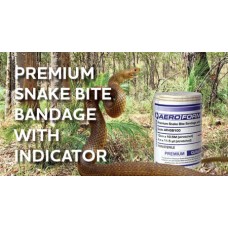 Snake Bite Bandages With Compression Indicator 10cm Width X 10.5m Stretched