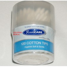 Cotton Buds Tips Real Care Quality 100% Pure Cotton 120/tub 