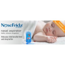 Nosefrida Baby Nasal Aspirator Plus 1 X 20 Filters Snotsucker (Nose Frida)