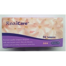 Realcare Sanitary Tampons Regular 16/box Premium Quality X 2