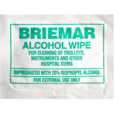 Briemarpak Alcohol Wipes, Medical Wipes Swabs - Sterile Briemarpak Skin Cleansing Sale Item Exp 11/25