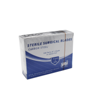 Sterile Scalpel Surgical Blades Carbon Steel In Metal Foil #12 (Box Of 100)  Sale Item Expired Stock 04/2022