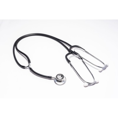Educational Teachers Stethoscope Abn Training With Twin Binaurals Black Boxed