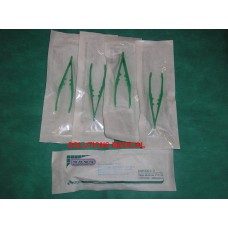 First Aid Disposable Plastic Sterile Individually Sealed Forceps (Pkt 12) Sale Item Exp 11/22