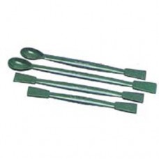 Spatula Pp 1 Flat End - 1 Spoon End 180mm 10/pk (Green)