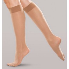 Therafirm Class 1 Knee High Closed Toe Therapeutic Gradient Compression Stockings Hosiery 20-30mmhg Beige/Black