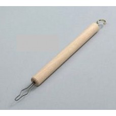 Button Hook & Zip Puller Dressing Aid X1 Wood Handle