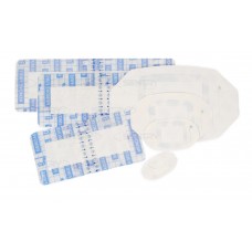 AsGUARD Clear + Film Island Transparent Water Resistant Dressing 10cm X 12cm With Pad