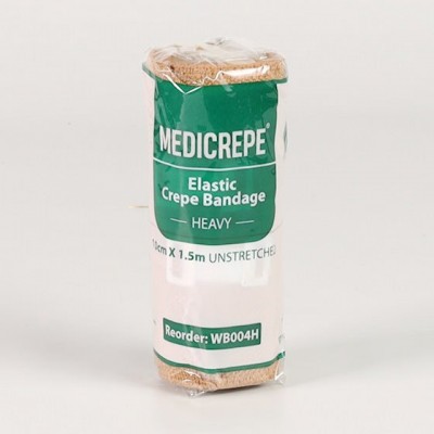 Medicrepe Compressed Elastic Crepe Bandage Heavy Duty Snake Bite 10cm
