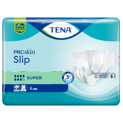 TENA ProSkin Slip Super - Unisex 10/Pkt S,M,L,XL