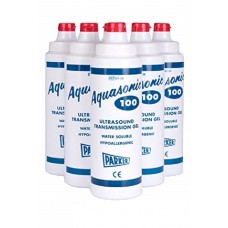 Aquasonic 100 Ultrasound Transmission Gel 250ml Premium Viscosity X 6.