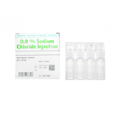 Sodium Chloride Injection Steritube Ampoules 10ml 0.9% 