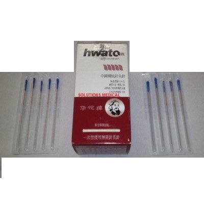 Acupuncture Needles With Guide Tube Hwato Premium Ultraclean .30 X 50mm  (10 Pieces)