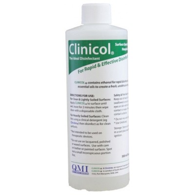 Disinfectant Surface Spray Clinicol Hospital Grade 500ml Squeeze Bottle X1