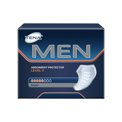 Tena Men Absorbent Protector Level 3 Orange Absorbency Value 5, 8/pkt 750836