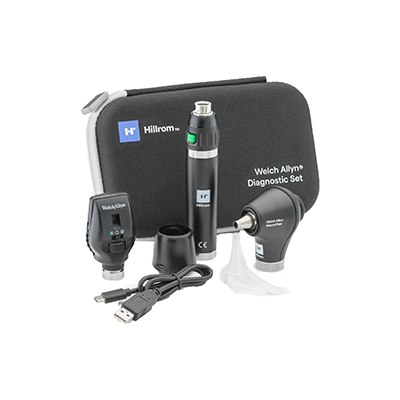 Welch Allyn 3.5V Portable Diagnostic Set, Coaxial LED Hard Case